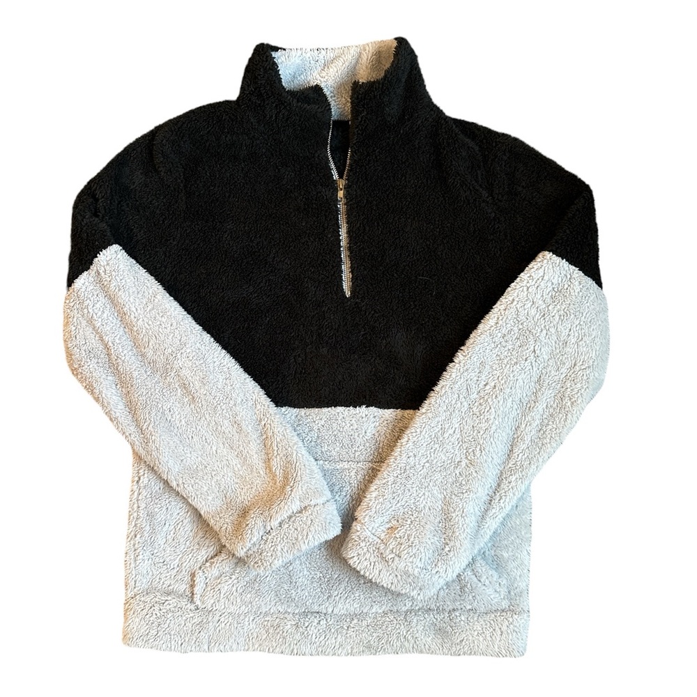 Colorblock Sherpa pullover - Picture 2 of 2
